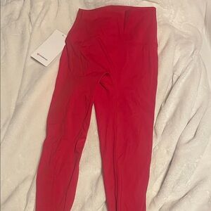 Lululemon Vibrant Red Leggings